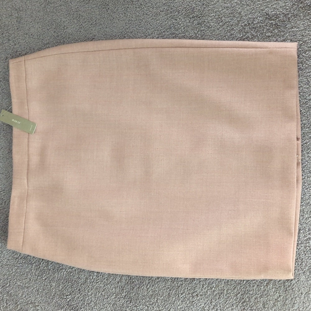 Pink wool JCrew skirt sz 10 NWT